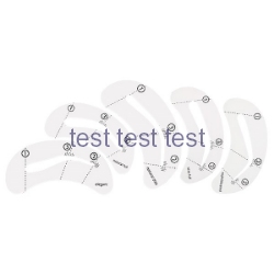 شابلون ابرو بی یو ست 5 عددی BeYu Eyebrow Stencil Set