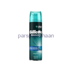 ژل اصلاح ژیلت مدل extra comfort حجم 200 میلی لیتر